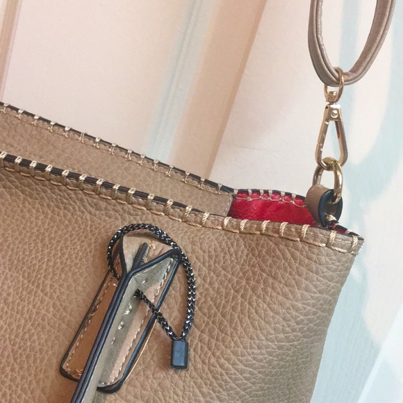 Pebbled Leather Cross-Body Bag - Picture 8 of 14